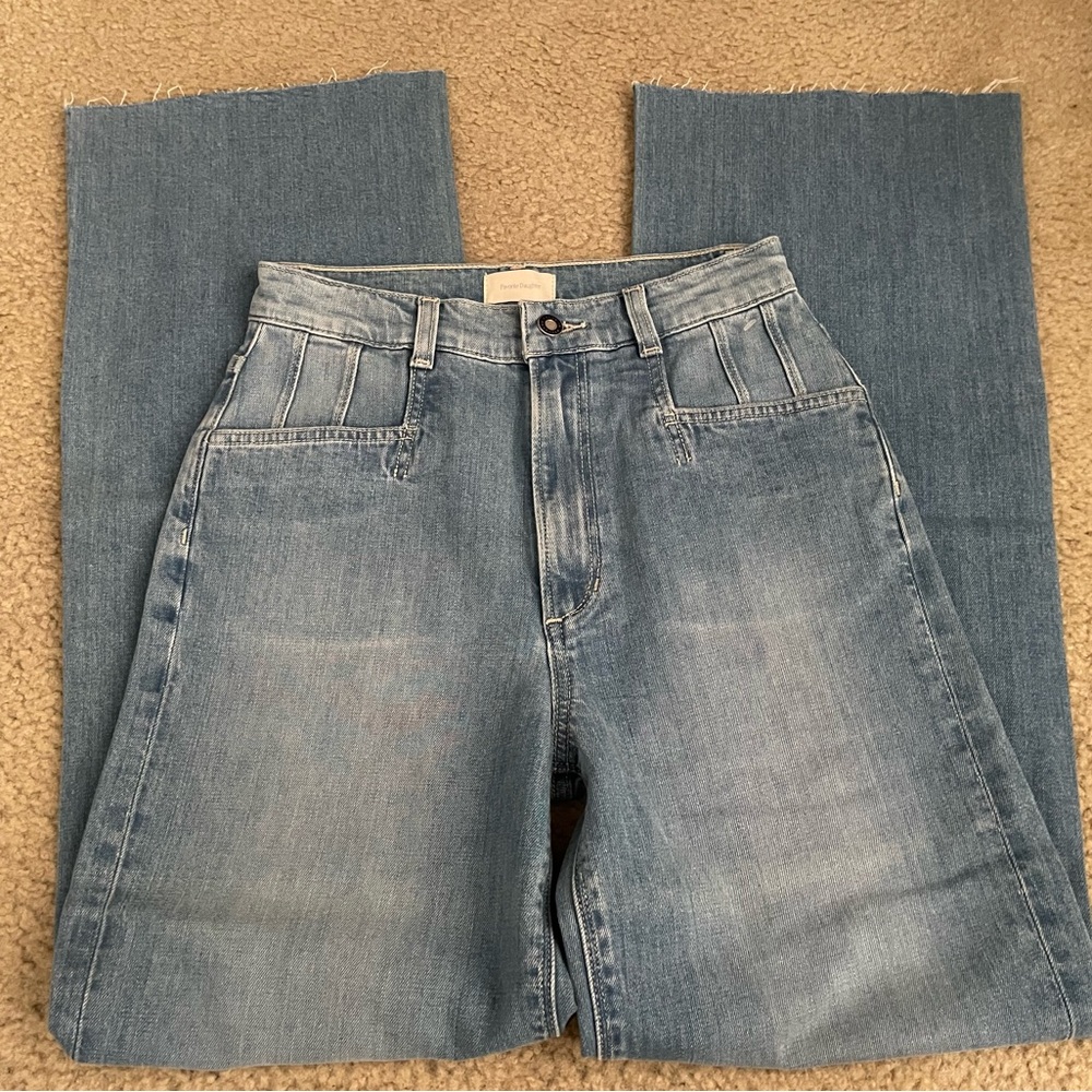 NEW Favorite Daughter The Jordie Super High Rise Wide Leg: Size 26